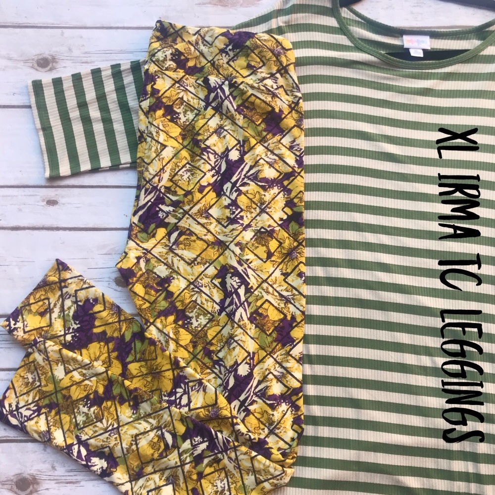 LuLaRoe XL Irma and TC Leggings